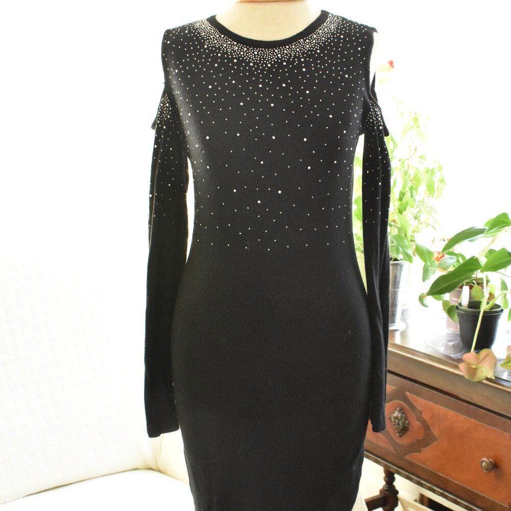 bebe knit dress size large Stretchy